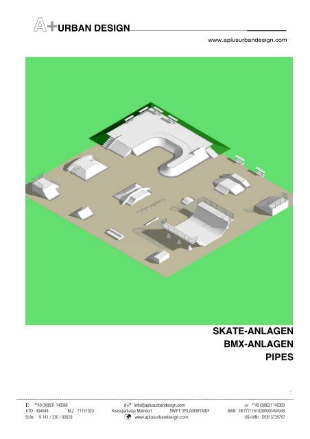 A+ Urban Design Katalog Cover